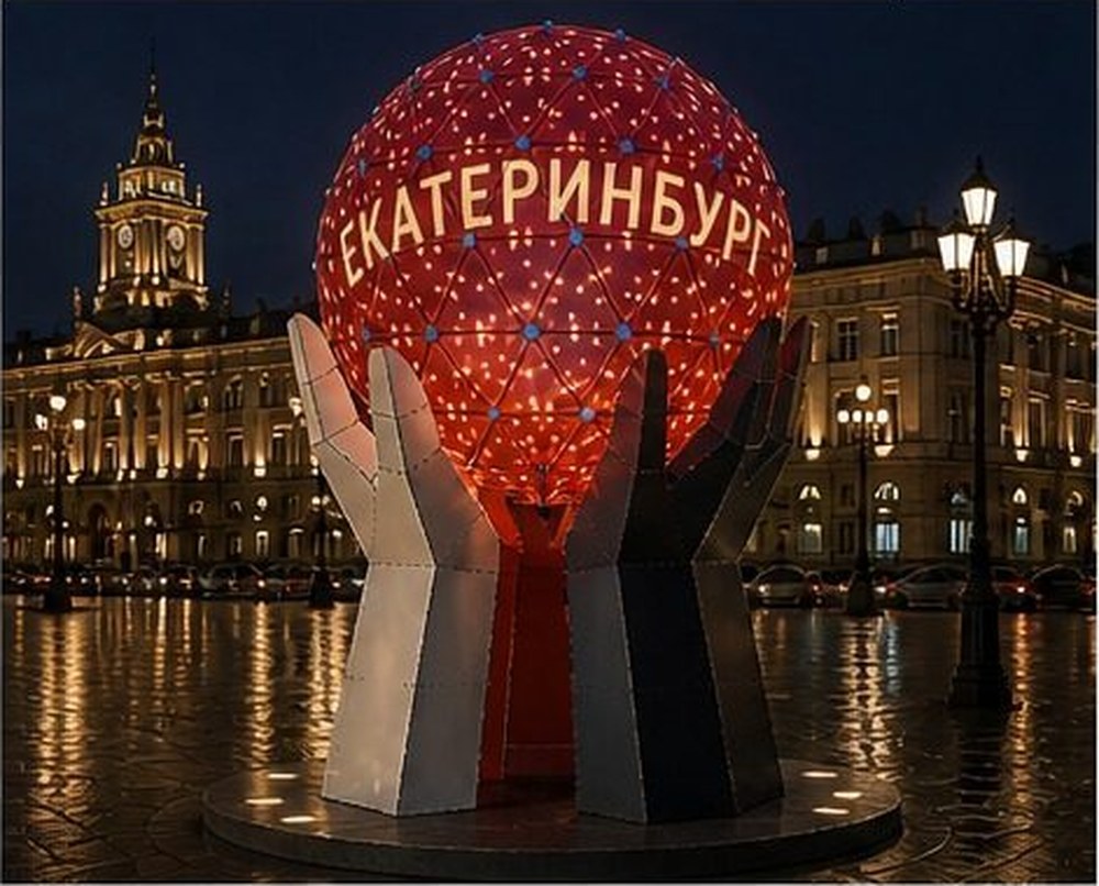 Шар города «Название в круг»